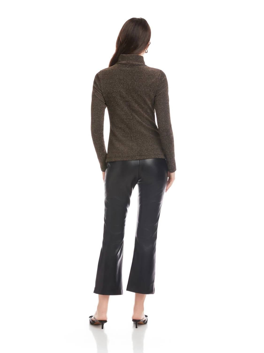 Fifteen Twenty - Adina Crossover Turtleneck Top