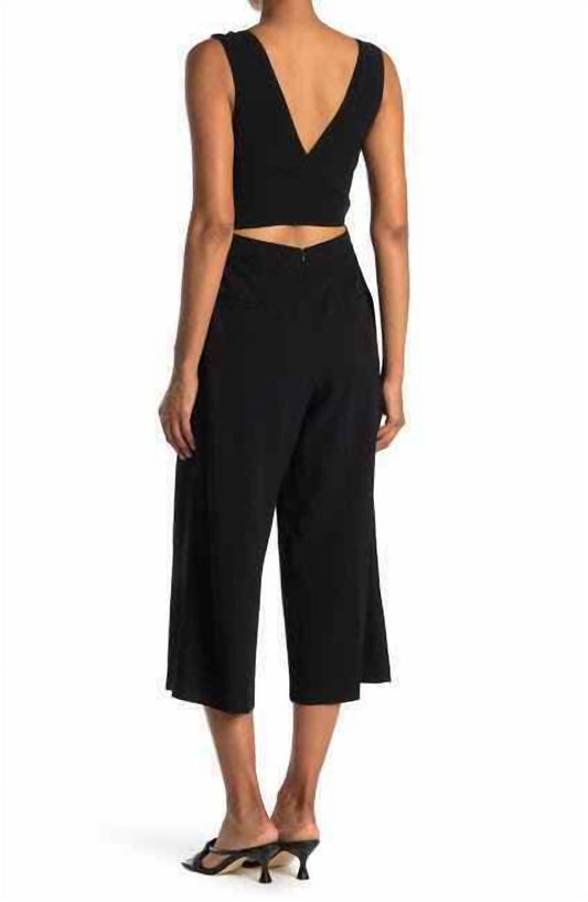 Club Monaco - Torela Crop Wide Leg Waist Tie Jumpsuit