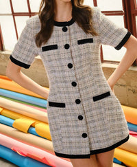 Maude - Taylor Boucle Mini Dress