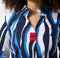 Joseph Ribkoff - Abstract Print Trapeze Top
