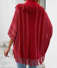 Ninexis - Shawl Wrap Open Front Cardigan