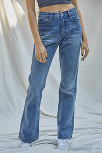 By Together - High Rise Non-stretch Wide Leg Bootcut Jean