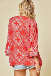 Andree By Unit - Bandana Embroidered Top