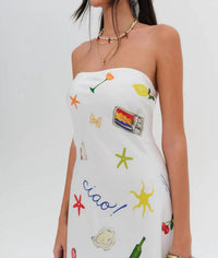 Lil Lemons By For Love And Lemons - Carla Maxi Dress