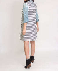 Thml - Tara Embroidered Stripe Dress