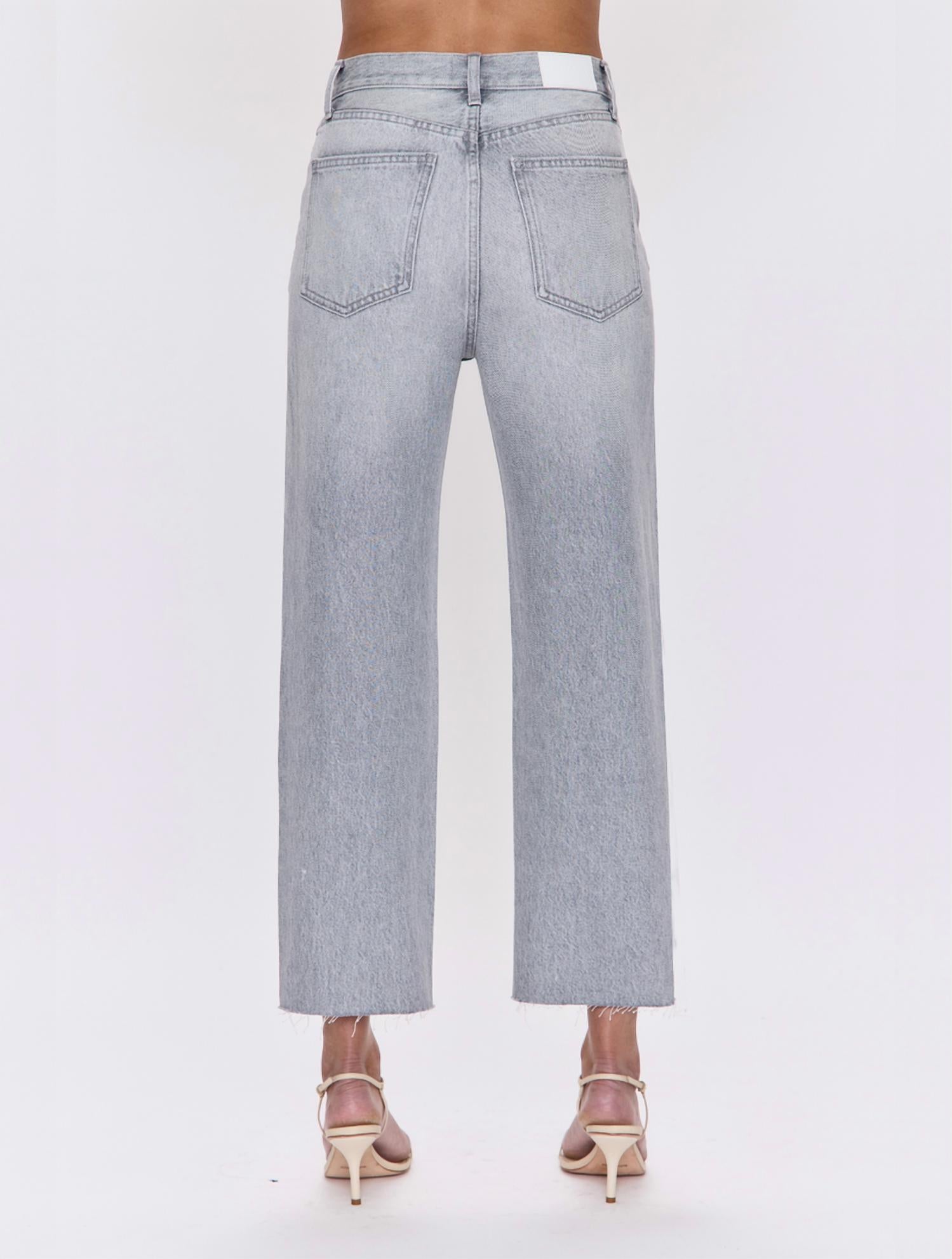 Pistola - Cassie Crop Super High Rise Straight Leg Jeans