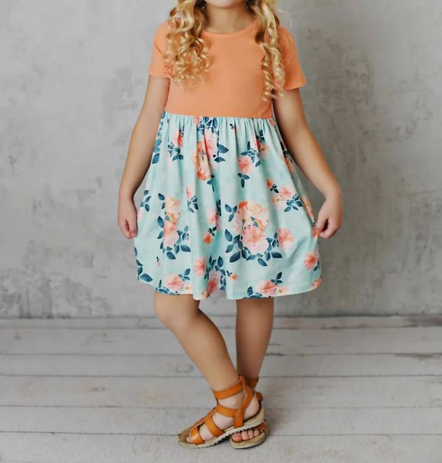 Okie + Lou - Girls Florals Dress