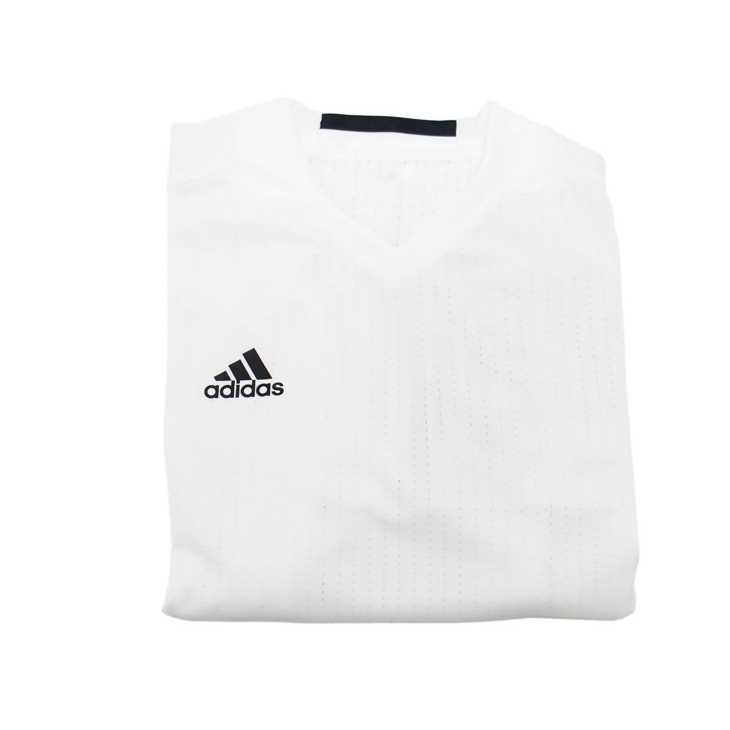 adidas Boy's Condivo 16 Short Sleeve Jersey in white - kids' t-shirt - alternate view