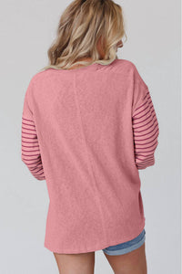 Lily Clothing - Color Block Striped Top
