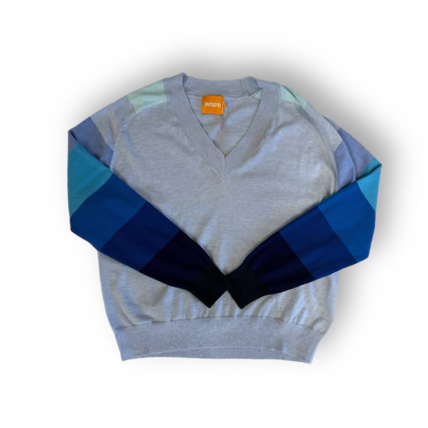 Wispr - Rainbow Raglan V Neck Sweater