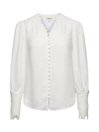 L'Agence - Women's Ava Lace Cuff Blouse