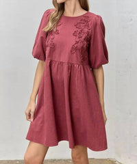 Polagram - Marlowe Bubble Sleeves Dress