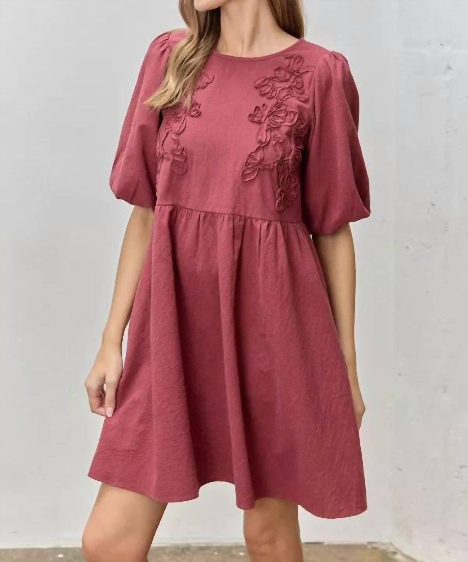 Polagram - Marlowe Bubble Sleeves Dress