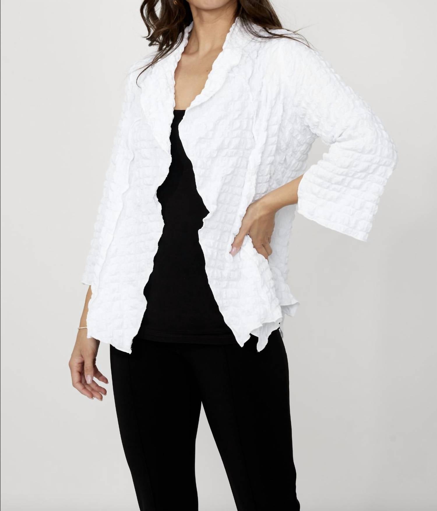 Frank Lyman - Relaxed Fit Open Front Cardigan