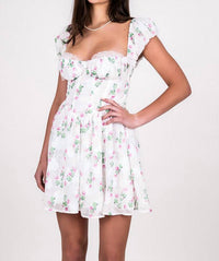 For Love & Lemons - Women's Remi Puff Sleeve Mini Dress