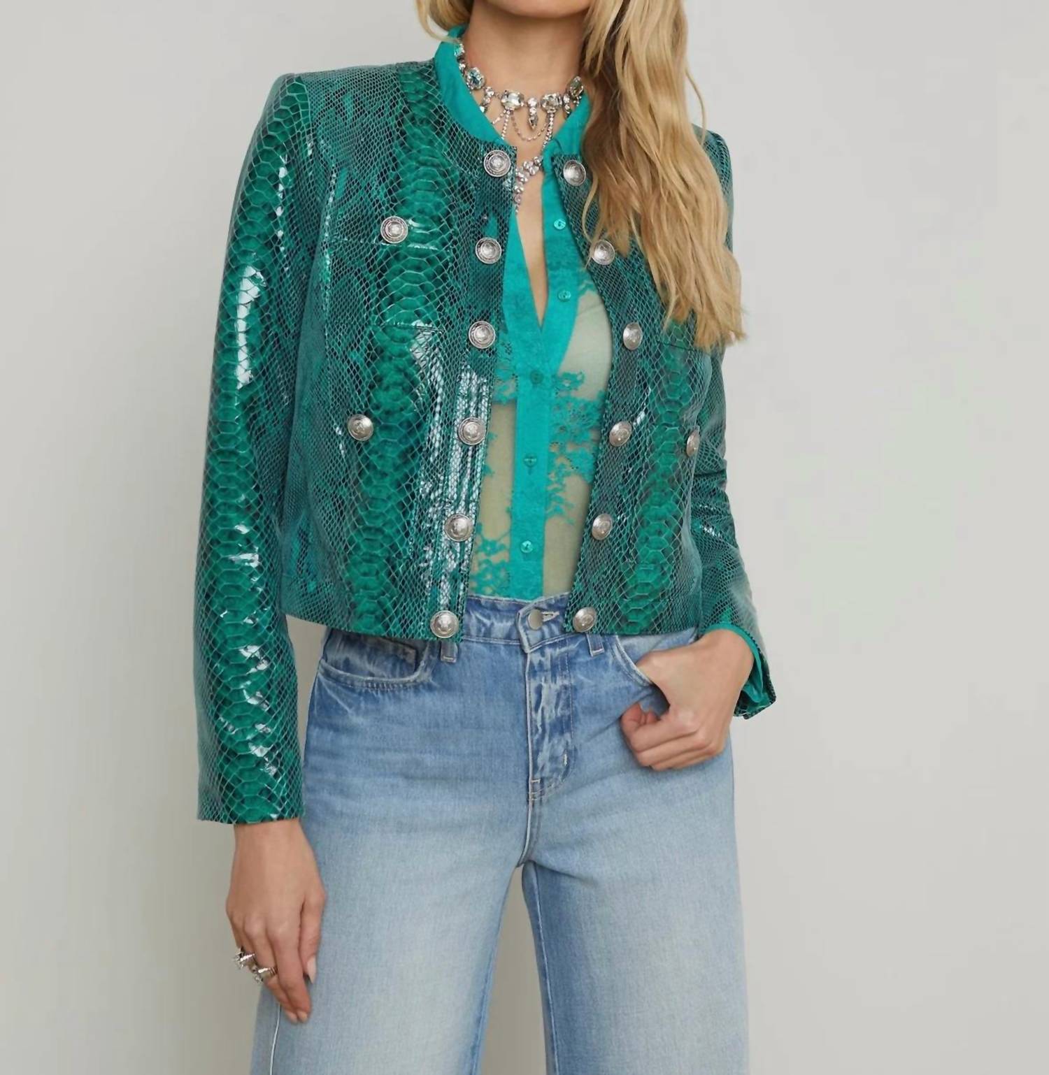 L'Agence - Jayde Collarless Jacket