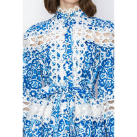 Ina Fashion - Crochet Lace Mini Dress