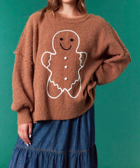 Fantastic Fawn - Gingerbread Man Sweater