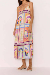 Minkpink - Elysia Dropped Hem Midi Dress