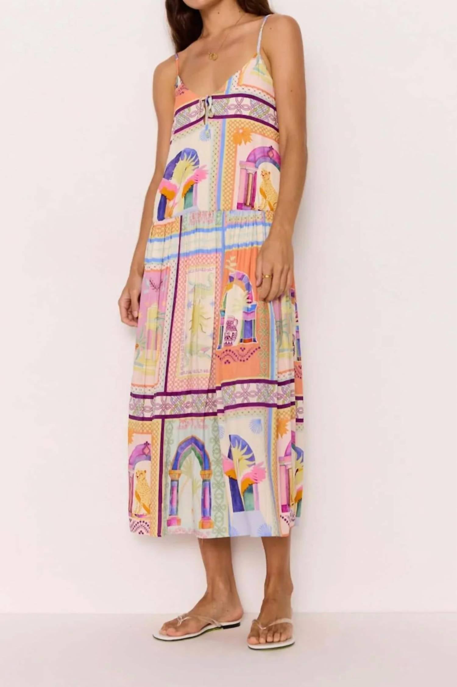Minkpink - Elysia Dropped Hem Midi Dress