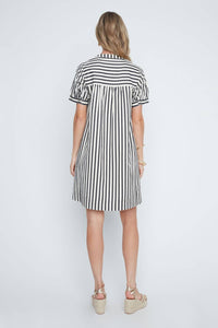 Renuar - Coastal Cabana Stripe Mini Dress