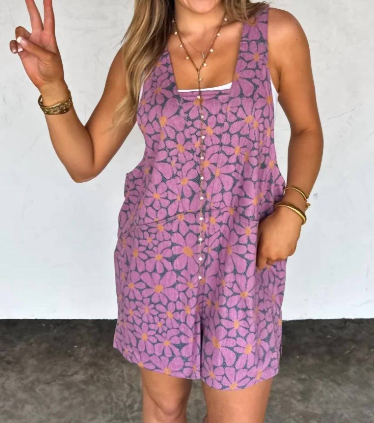 Blakeley - Daisy Beach Please Romper