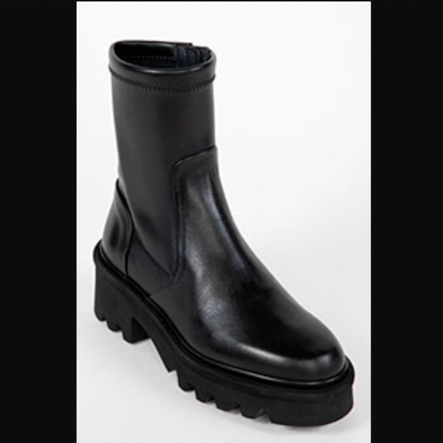 Homers - Women's Lys Napa Luxe Heeled Ankle Lug Sole Boots