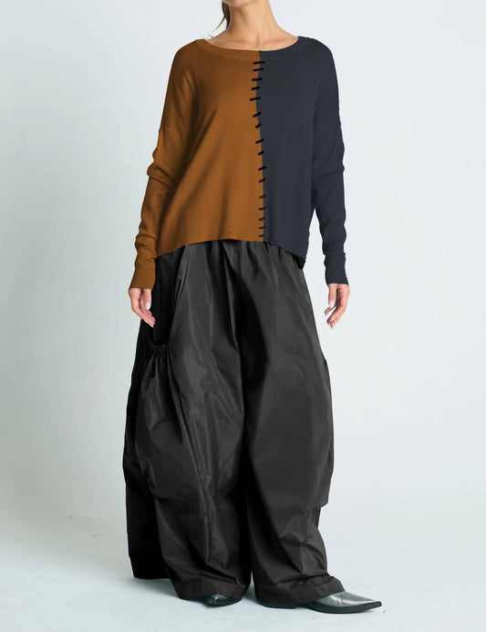 Planet By Lauren G. - Half Whipped Pullover Sweater