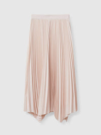 Reiss - Azalea Asymmetric Pleated Skirt