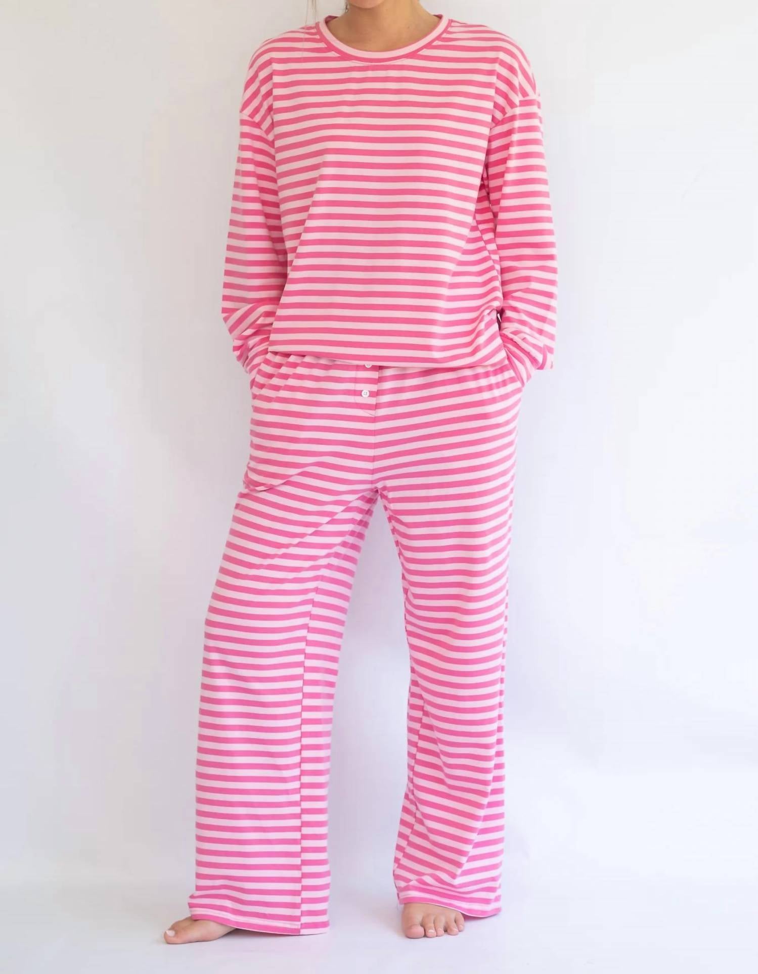 Shewin - Soft Cotton Two Piece Lounge Set