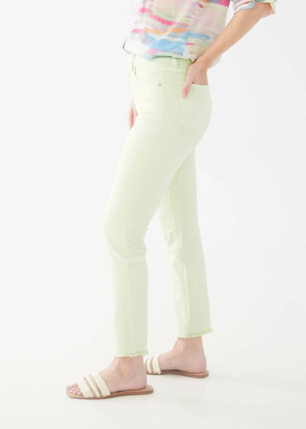 Fdj - Women's Olivia Slim Ankle Frayed Jeans