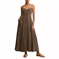 Z Supply - Angel Eyes Airy Sweetheart Midi Dress