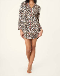 Pj Salvage - Leopard Print Night Shirt