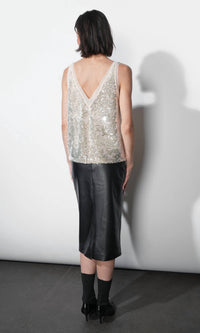 GREYLIN Emery Pencil Skirt in black - women's skirt - detail view