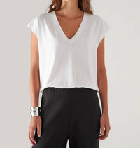 Patrick Assaraf - Pima V-Neck Tee