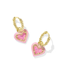 Kendra Scott - Women's Ari Heart Huggie Earrings