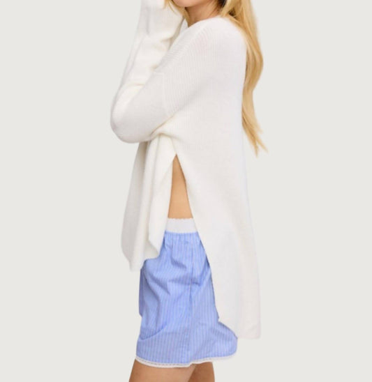 Mimosa - Tatum Dual Side Slit Sweater