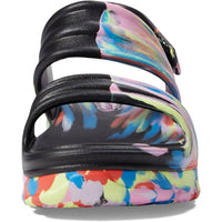 HUNTER Women's Bloom Algae Marble Adjustable Strap Sandals in black - women's sandal - view 4
