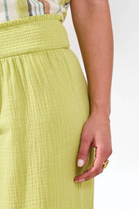 Tribal - Flare Pants With Smocking Waistband