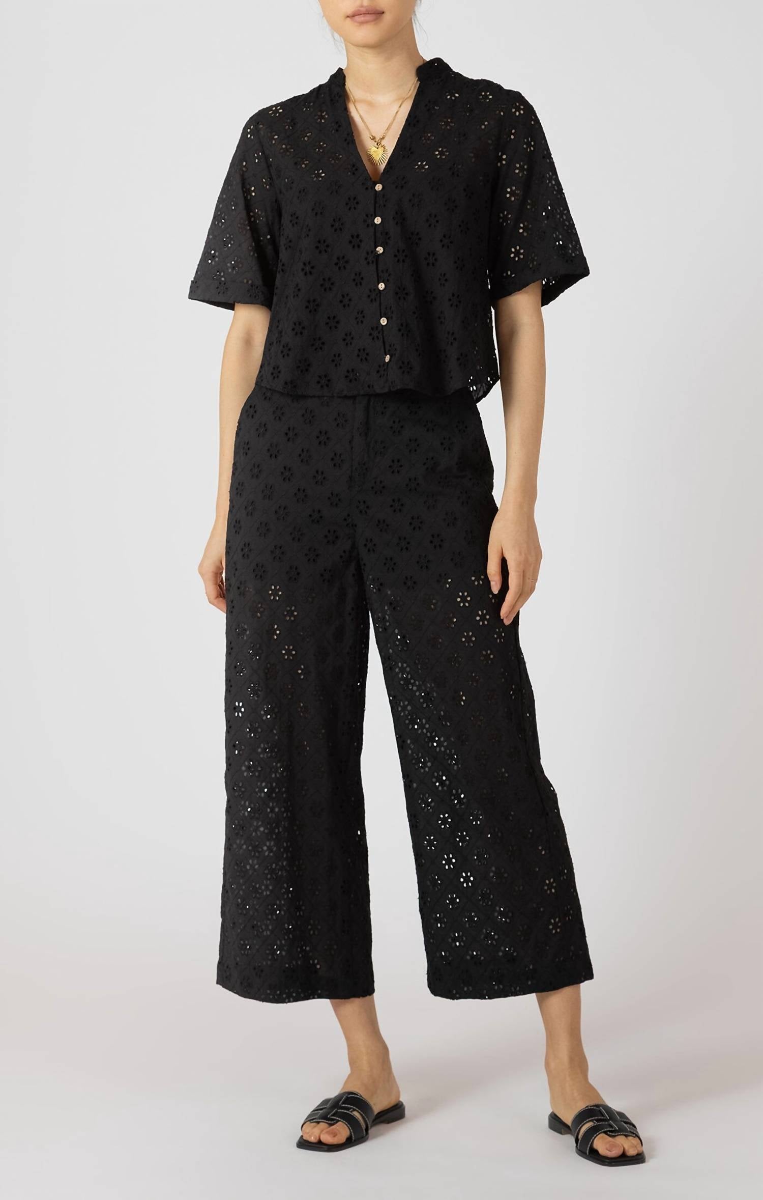 Dex - Cutwork Embroidery Blouse