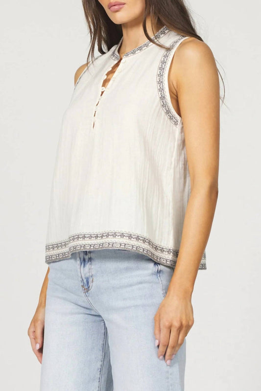 Dear John Denim - Raja Novelty Sleeveless Top