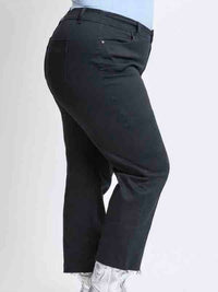 Ymi - High Rise Wide Leg Trouser - Plus