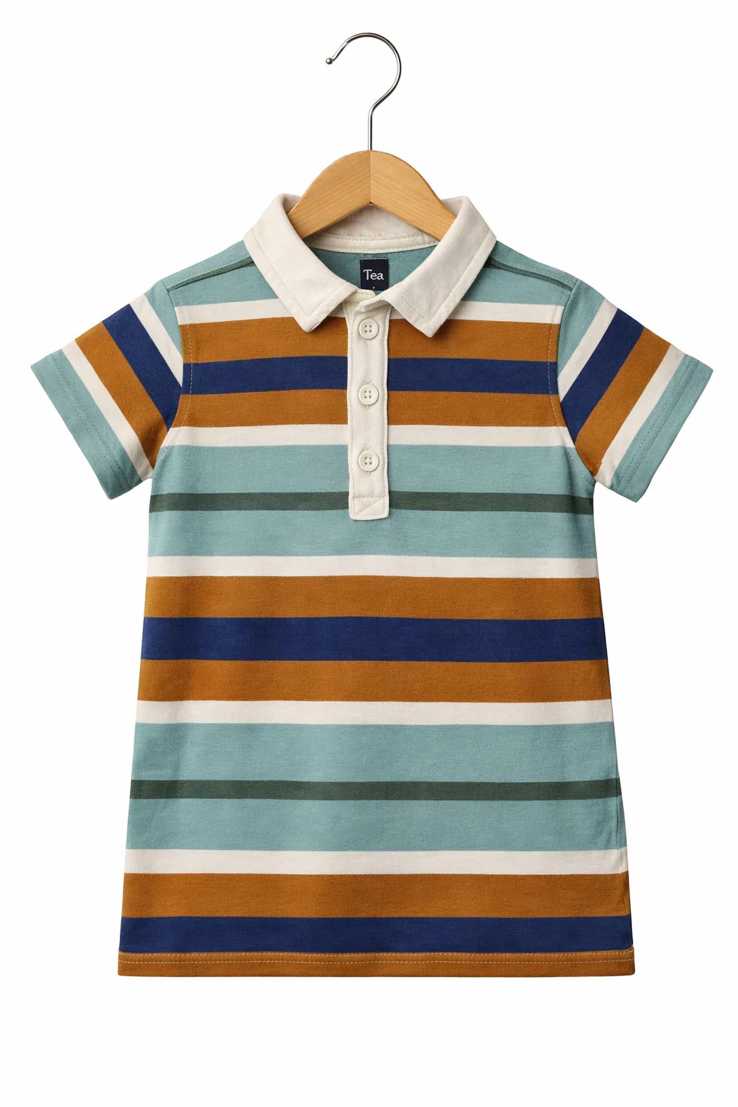 Tea - Stripe Polo Shirt
