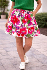 Thml - Floral Print Mini Skirt