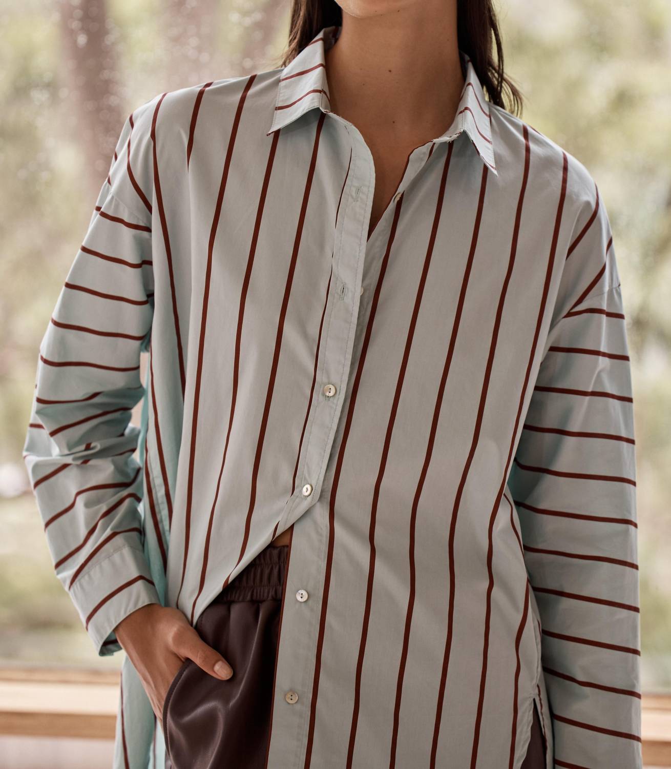 Little Lies - Women's Lagoon Stripe Top