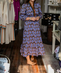 Umgee - Vibrant Floral Midi Dress
