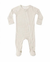 Quincy Mae - Infant Bamboo Zip Footie