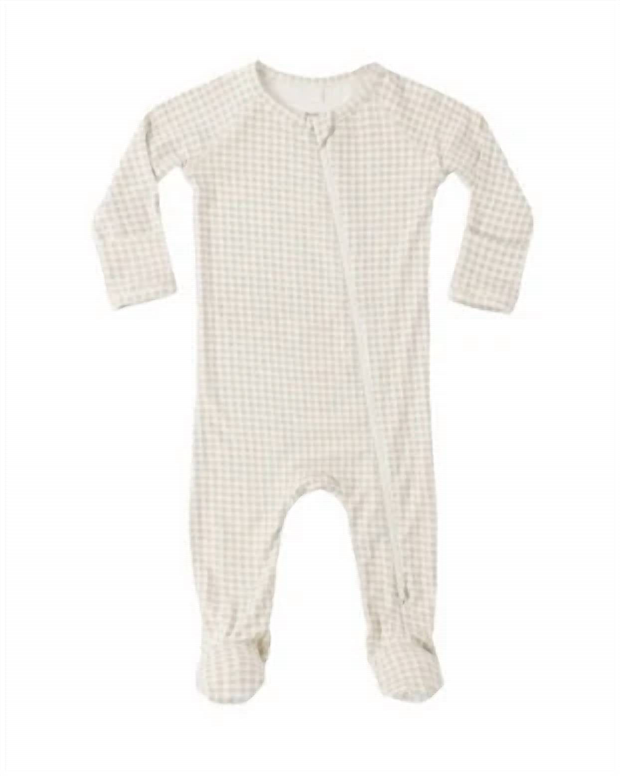 Quincy Mae - Infant Bamboo Zip Footie