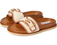 STEVE MADDEN Women's Memphis Sandal in cognac multi - women's sandal
