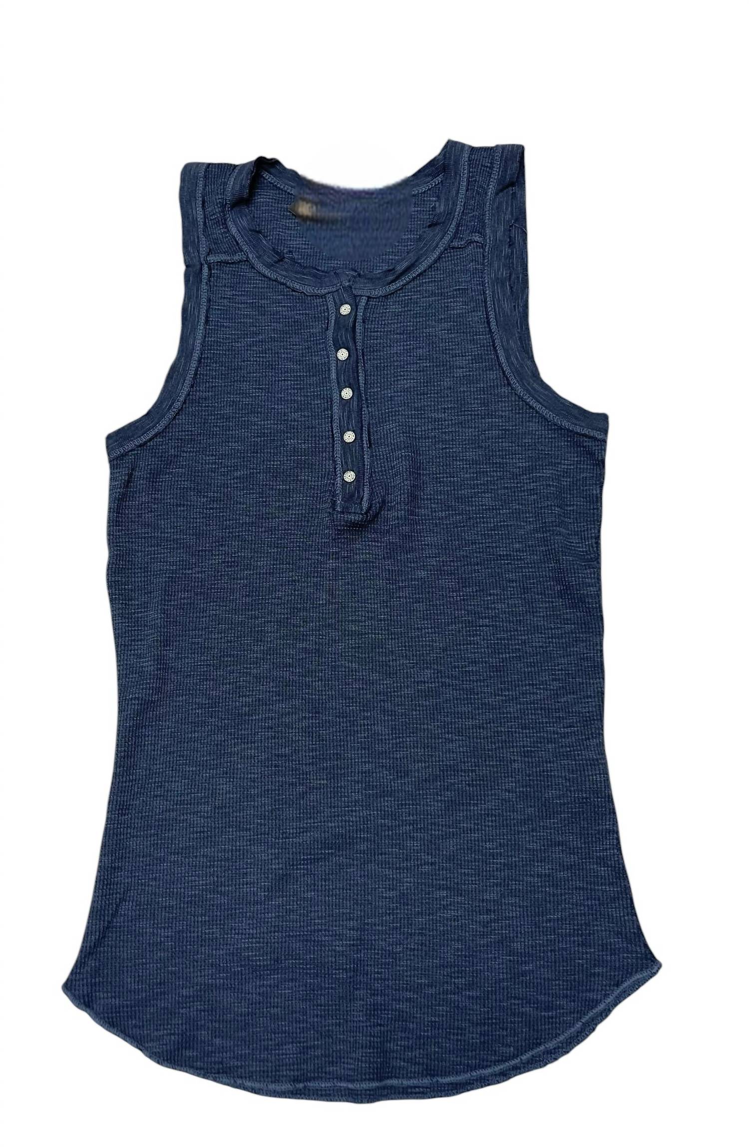 Crown Jewel - Women's Thermal Crew Henley Tank